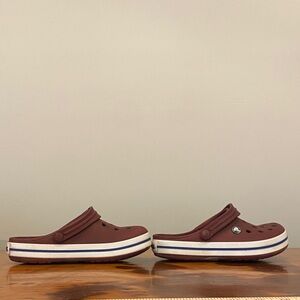 CROCS Kids Brown Slip-On Sandals